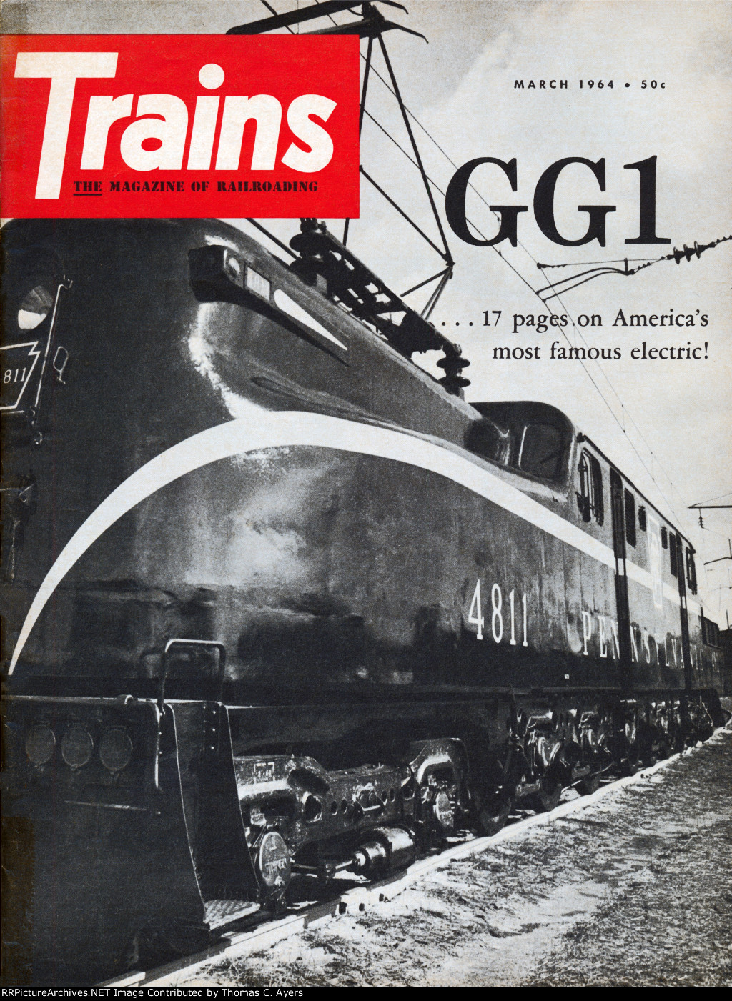 PRR, Story Of The GG-1, Front Cover, 1964